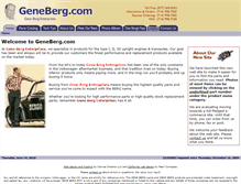 Tablet Screenshot of geneberg.com